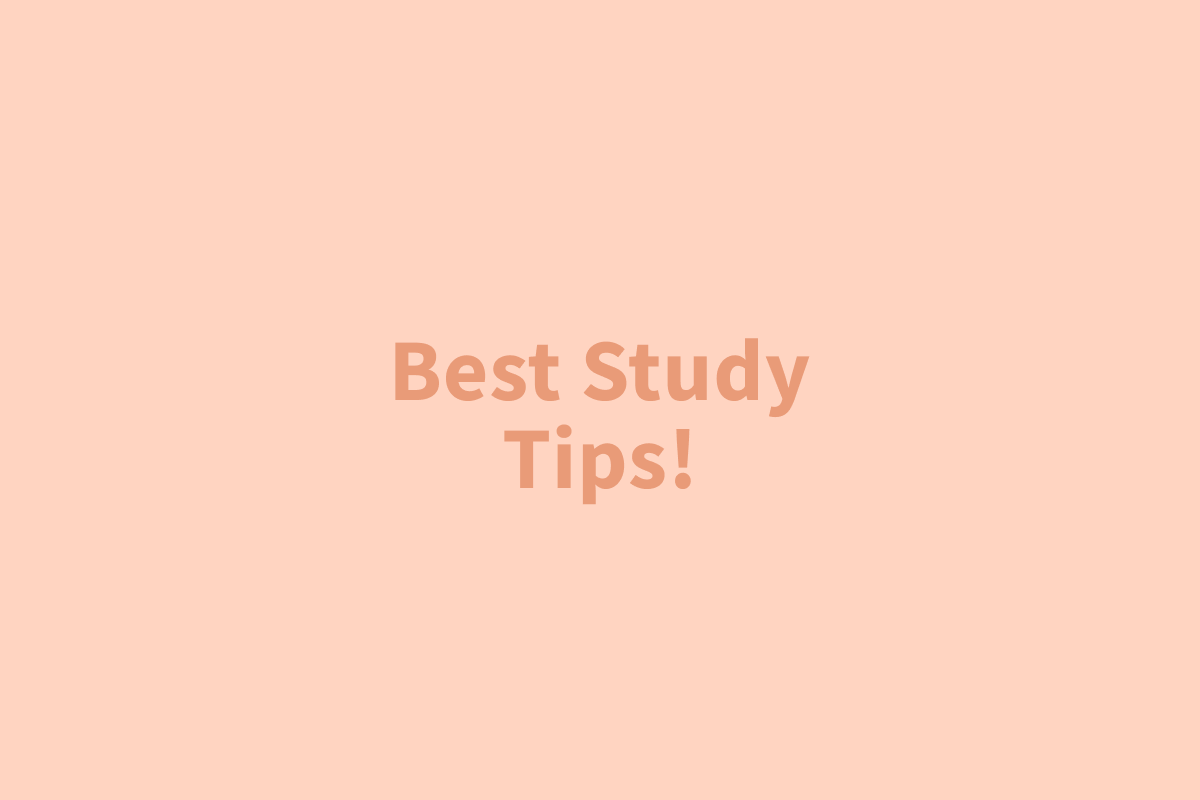 What is your best study tip?
